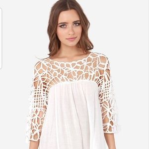 Lace Top Dress